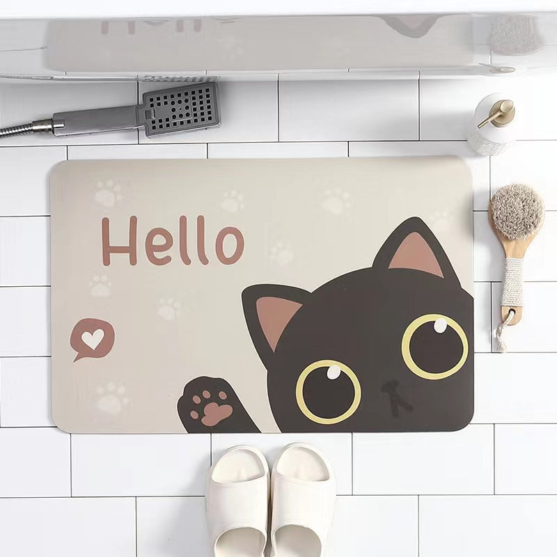 Abstract Landscape Bath Mat