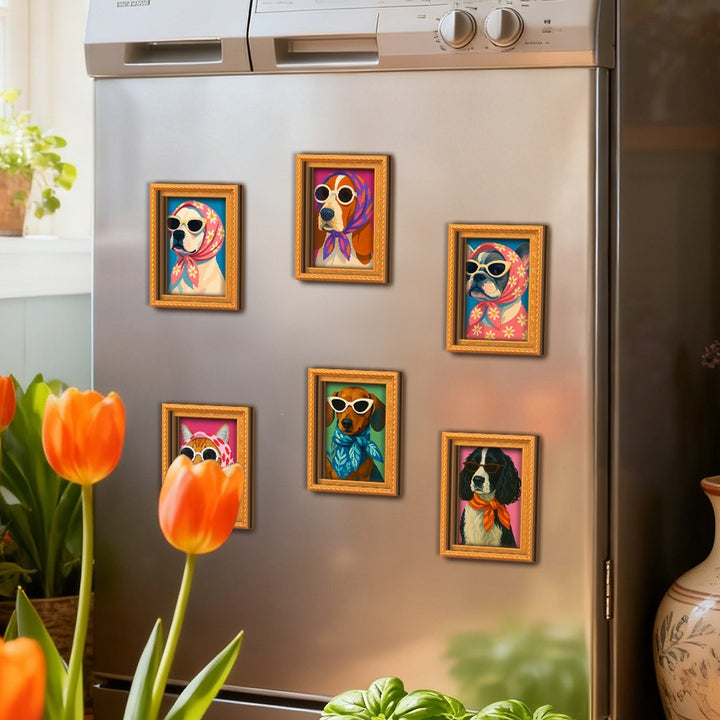 Decorative cat art with futuristic design