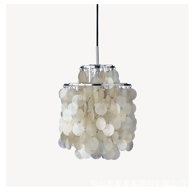 Muslin-inspired pendant light