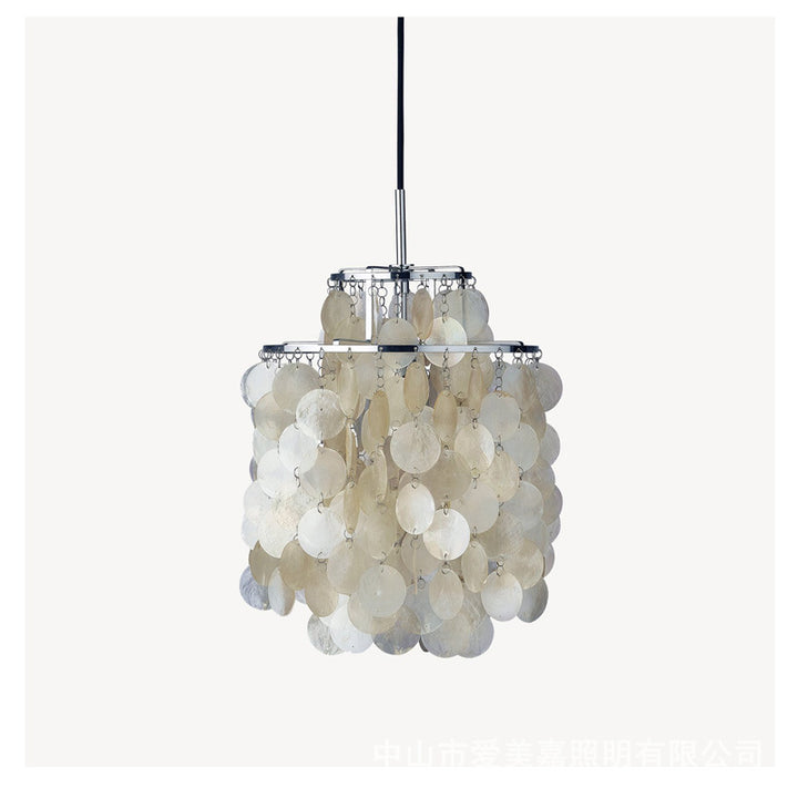 Muslin-inspired pendant light