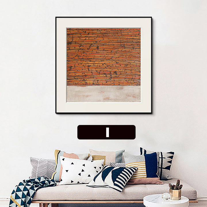 Abstract Patterned Framed Wall Art