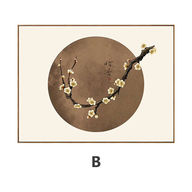 Elegant Framed Floral Blossom Art Print