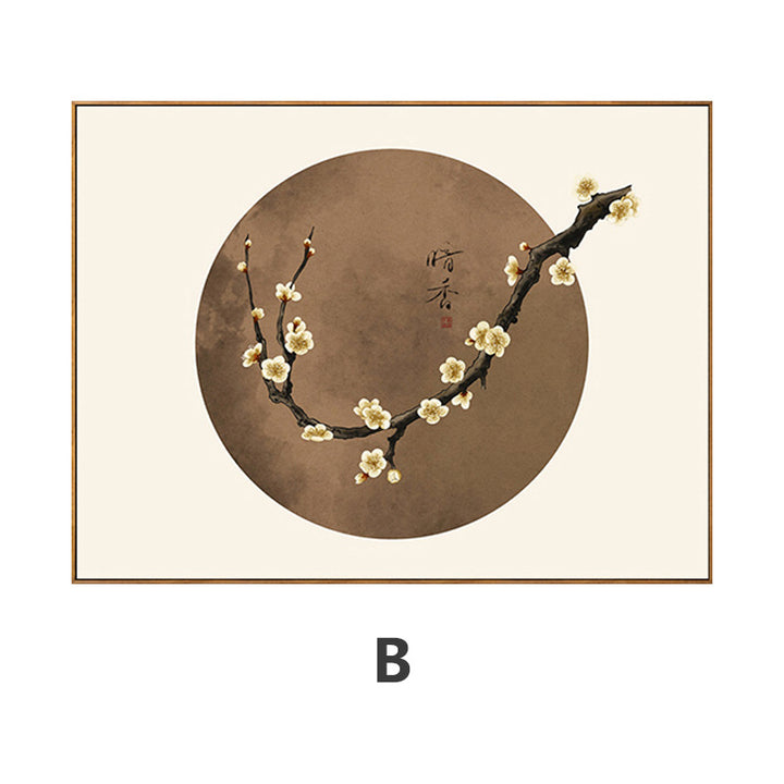 Elegant Framed Floral Blossom Art Print