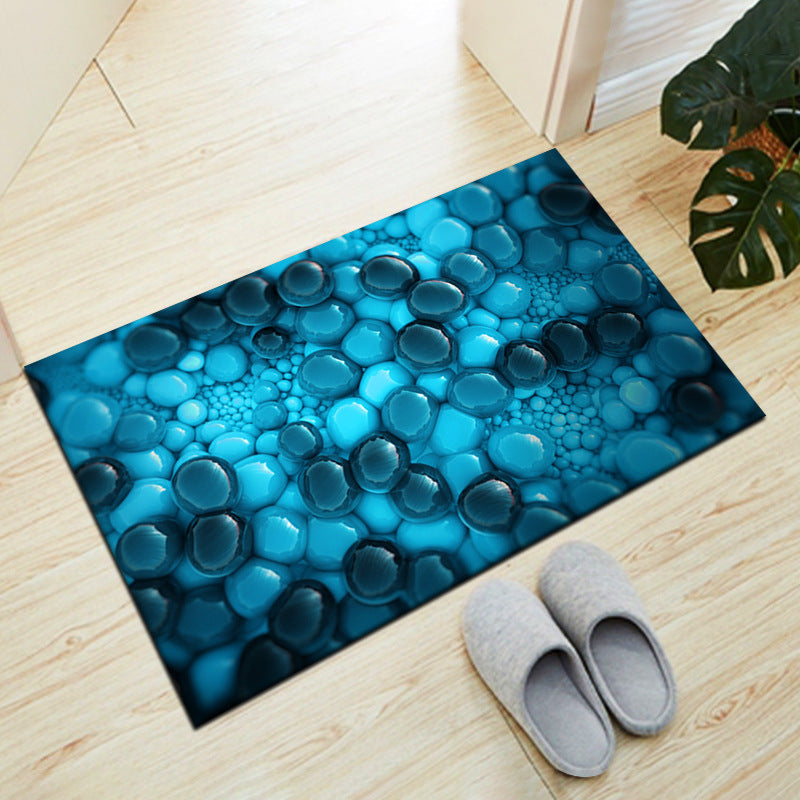 Stone-Inspired Decorative Floor Mat