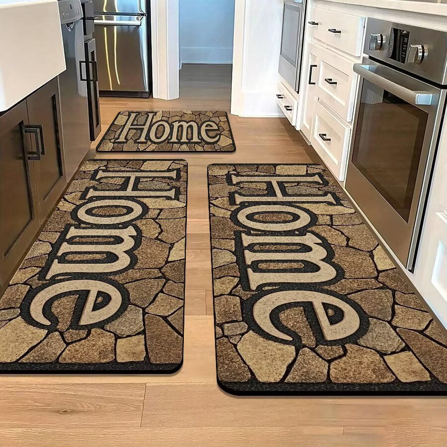Stone-Inspired Decorative Area Mat