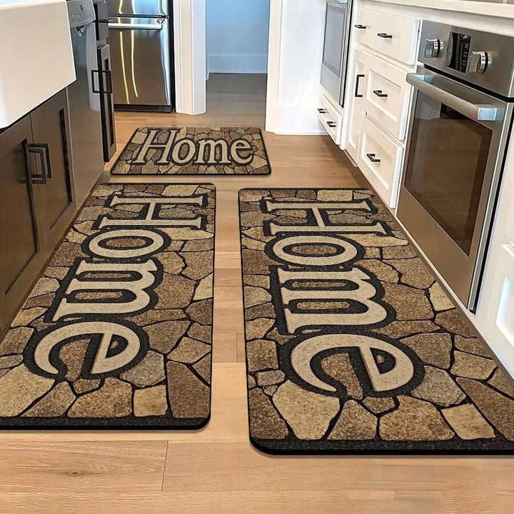 Stone-Inspired Decorative Area Mat