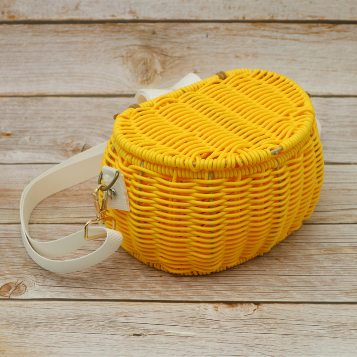 Handmade basket bag