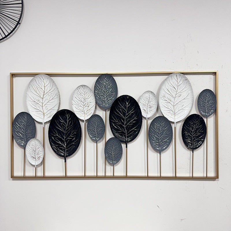 Decorative Metal Leaf Wall Art Sculpture