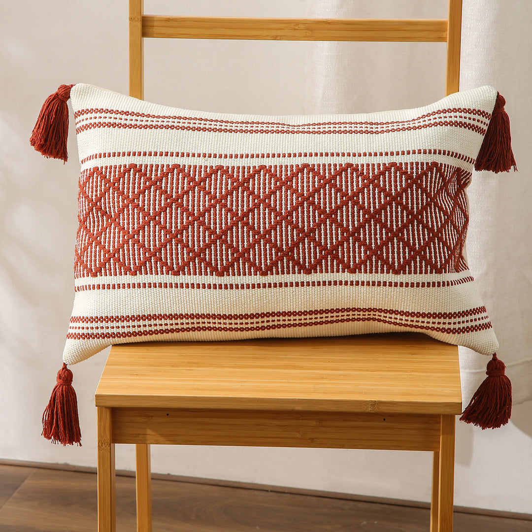 Decorative Geometric Pattern Cushion
