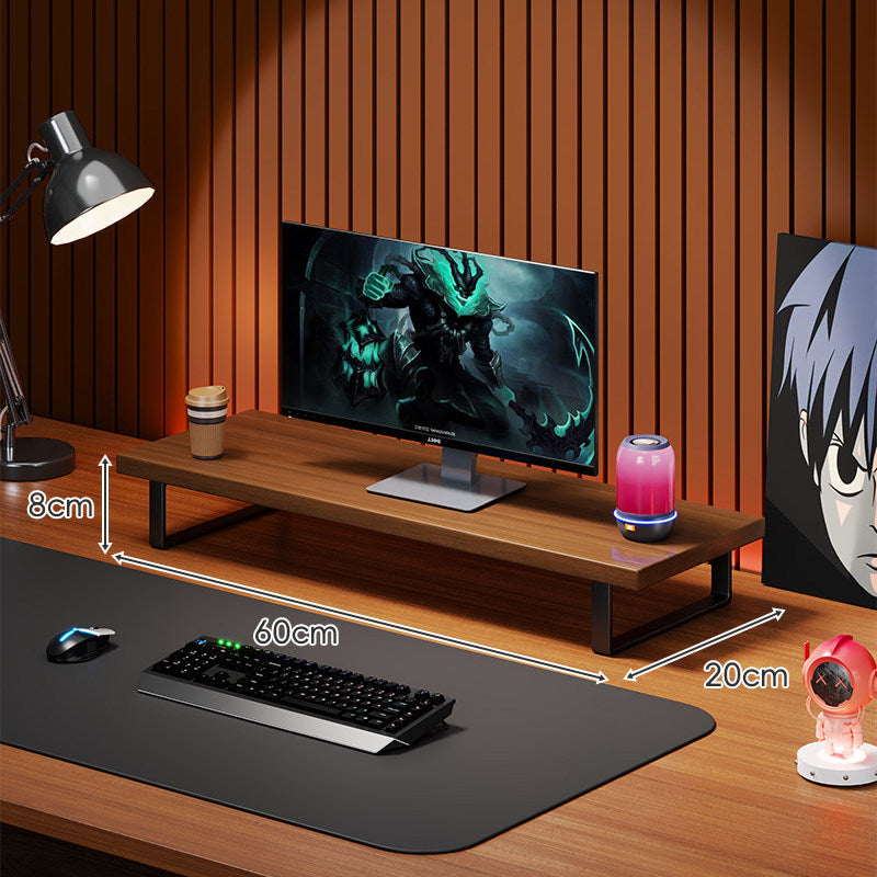 Solid Wood Monitor Riser Shelf