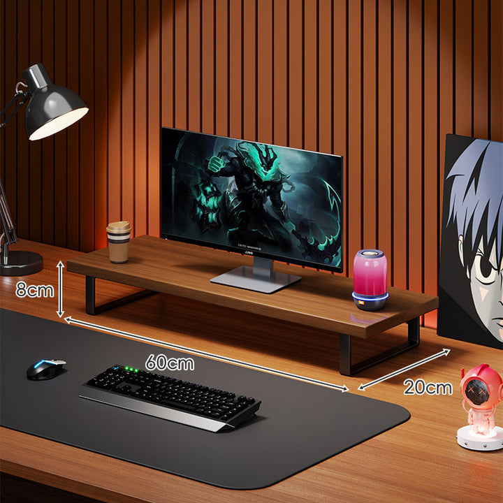 Solid Wood Monitor Riser Shelf