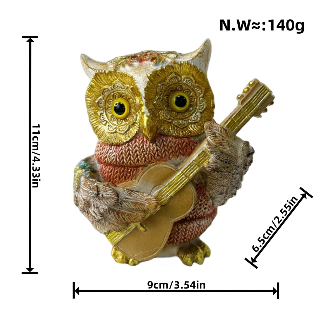 Artistic owl figure in maritime design