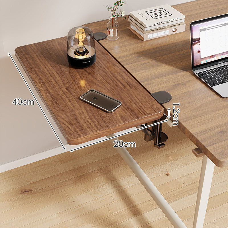 Clamp-On Adjustable Under-Desk Extension Work Surface