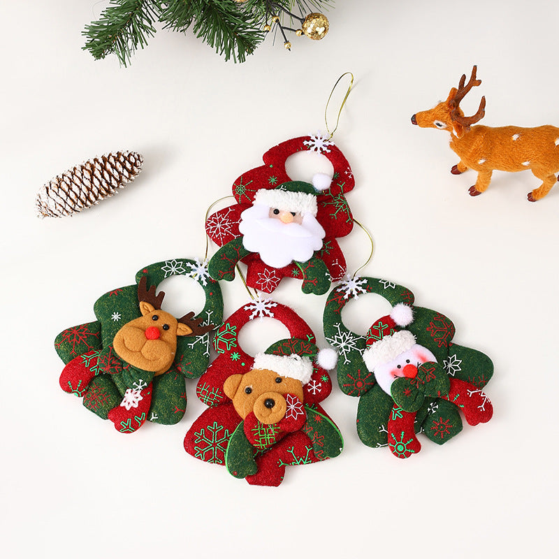 Christmas tree ornament in reindeer design