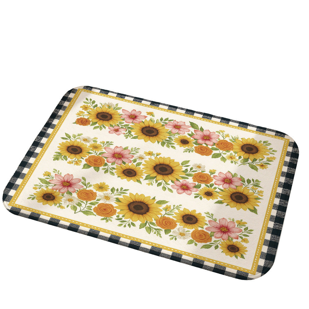 Artistic Floral Area Rug