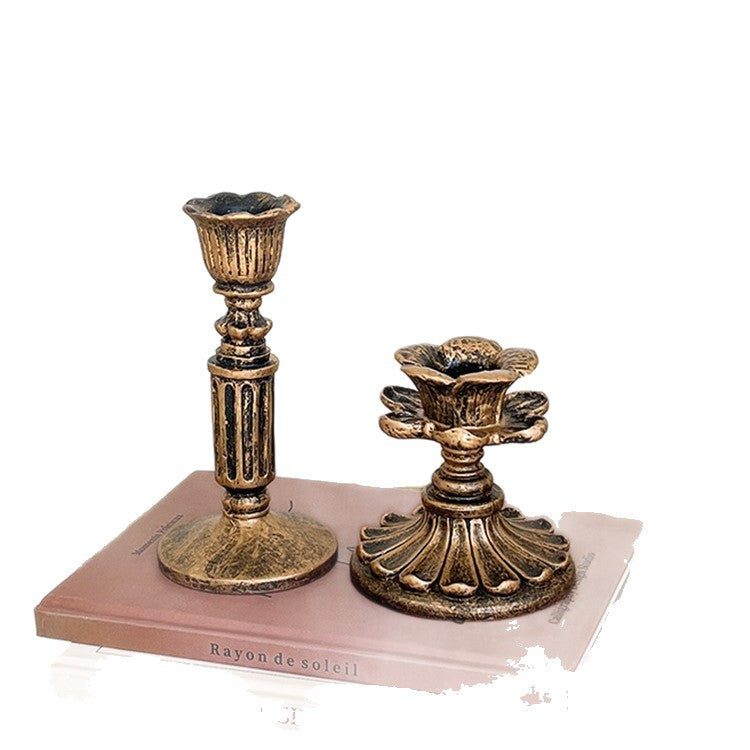 Vintage Floral Candle Holder