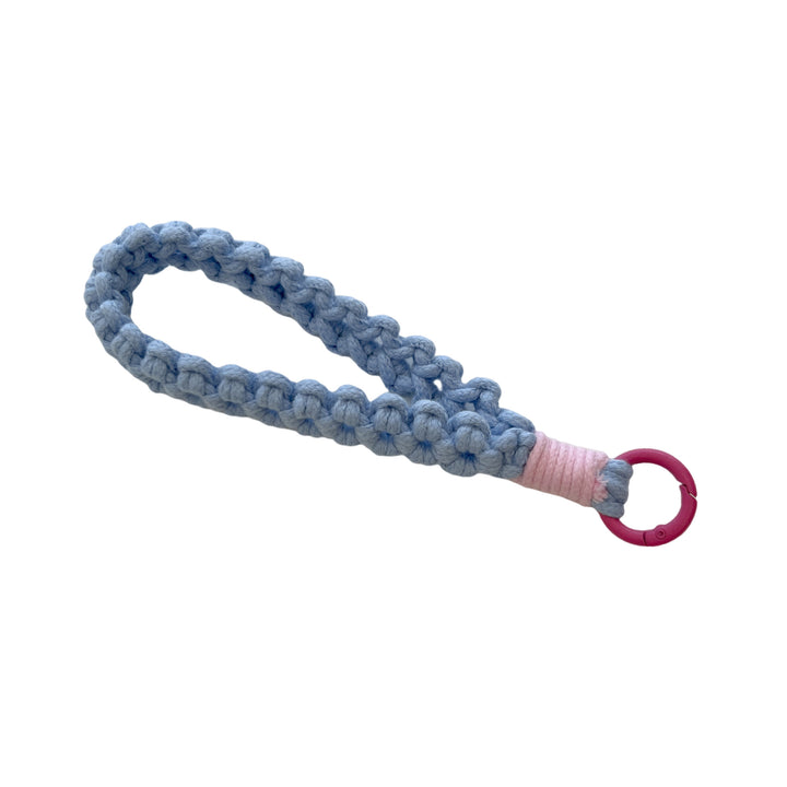Braided Macrame Keychain Holder