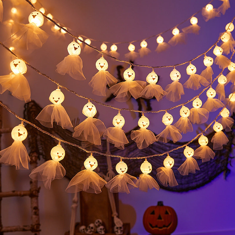 Festive Ghost LED String Lights