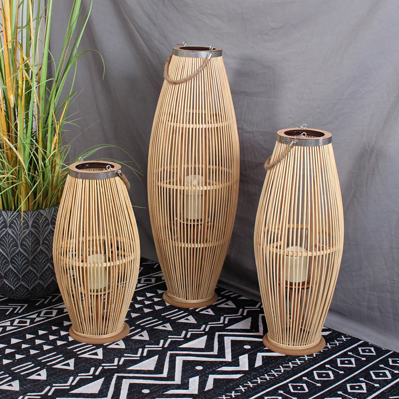 Elegant Rattan Lantern