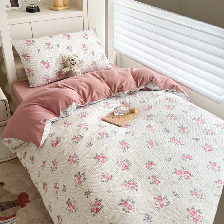 Polka Dot Patterned Duvet Cover Set