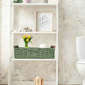 Woven Storage Caddy Basket