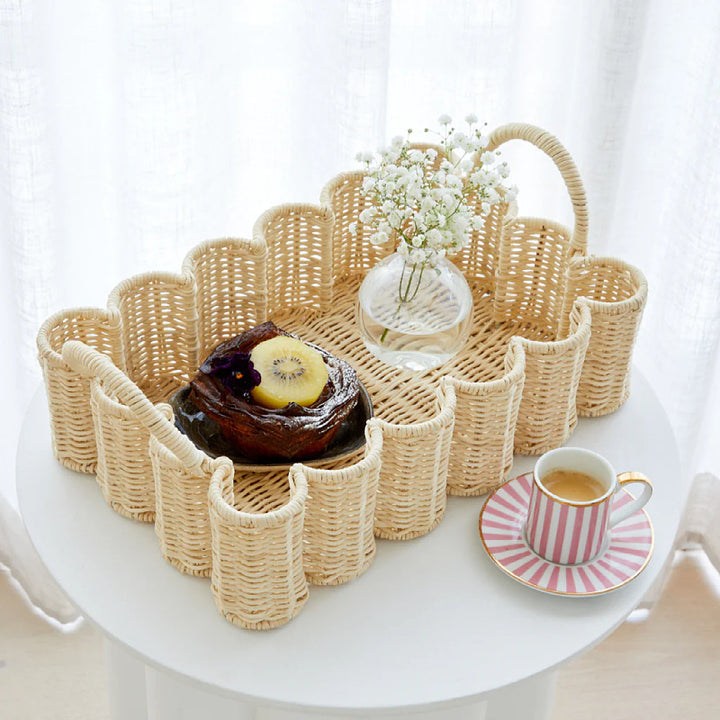 Basket in playful design