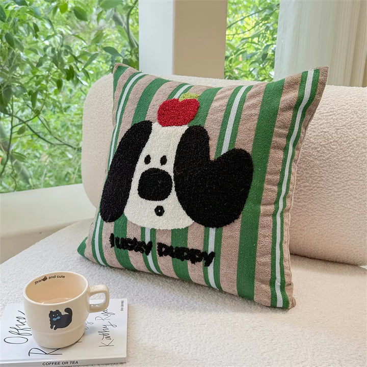 Decorative Dog-themed Throw Pillow