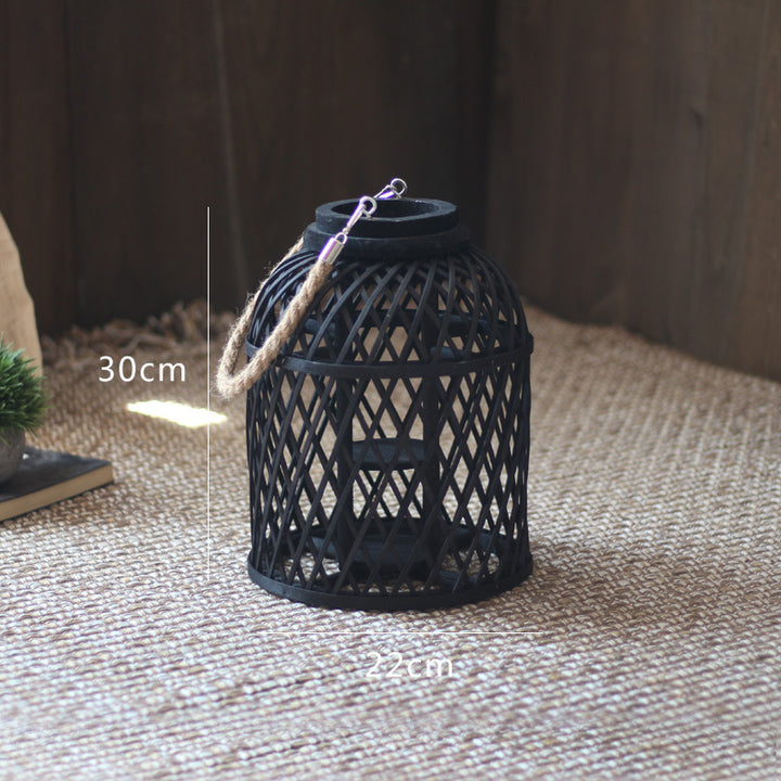 Handcrafted Rattan Lamp