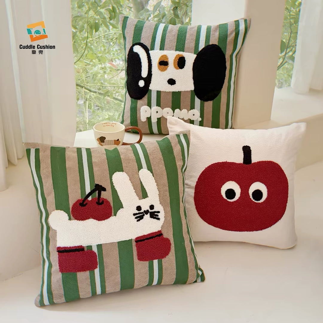 Decorative Dog-themed Throw Pillow