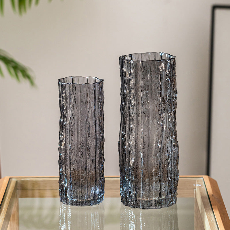 Artful Glass Vase in Modern Design