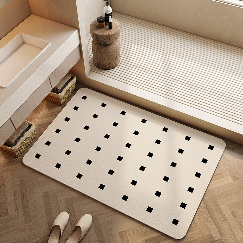 Geometric Patterned Bath Mat