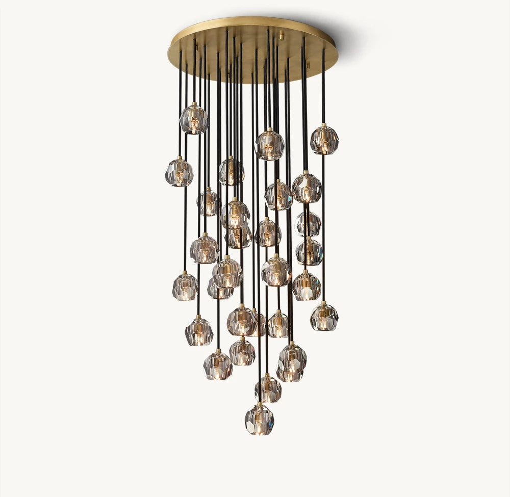 Crystal pendant lamp