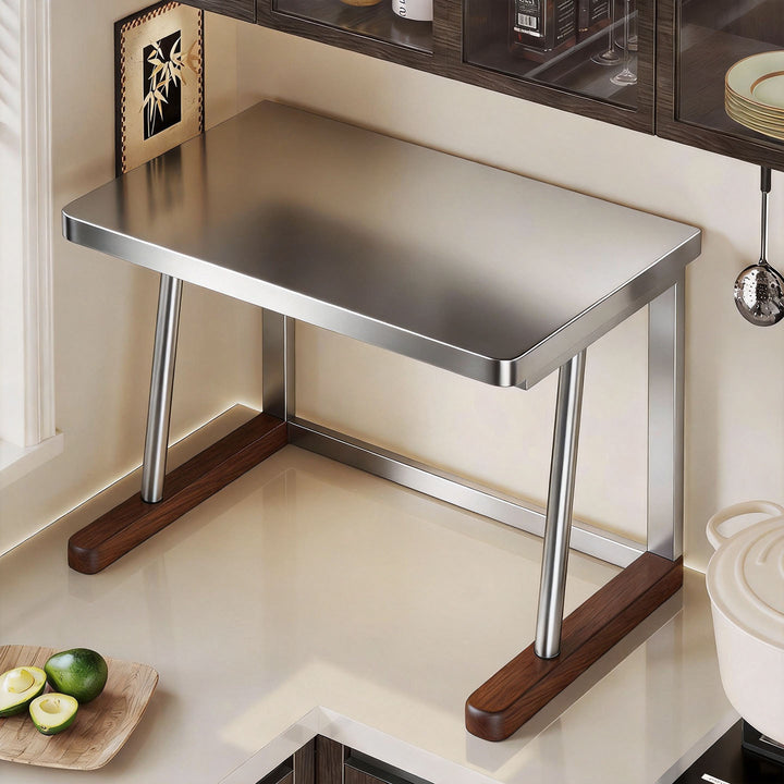 Stacking Countertop Microwave and Appliance Shelf Organizer