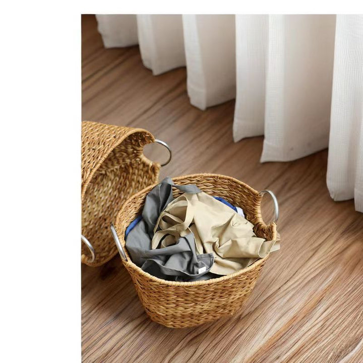 Rustic Woven Laundry Hamper