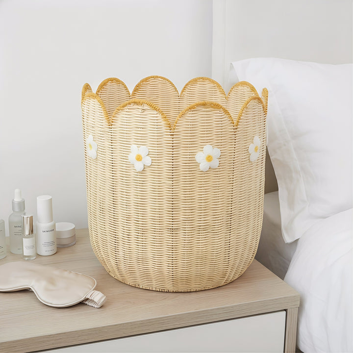 Decorative storage basket