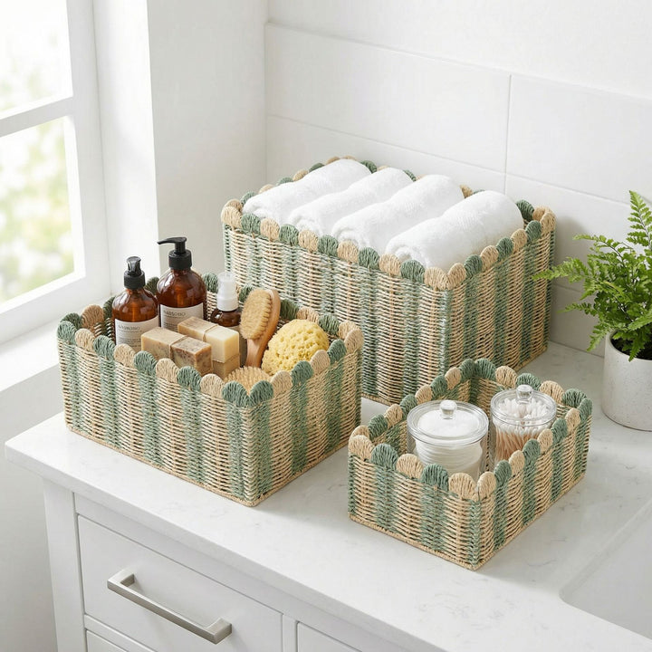 Storage basket in classic design