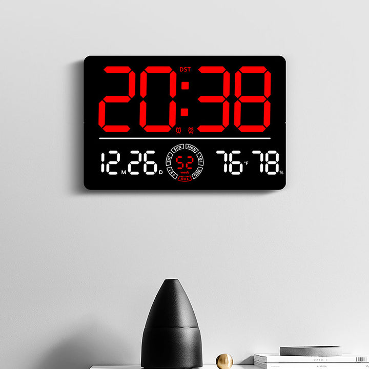 Digital Multifunction Alarm Clock with Hygrometer and Temperature Display
