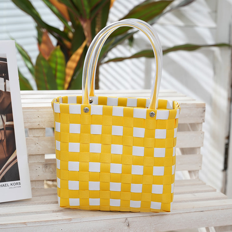 Woven Basket Bag