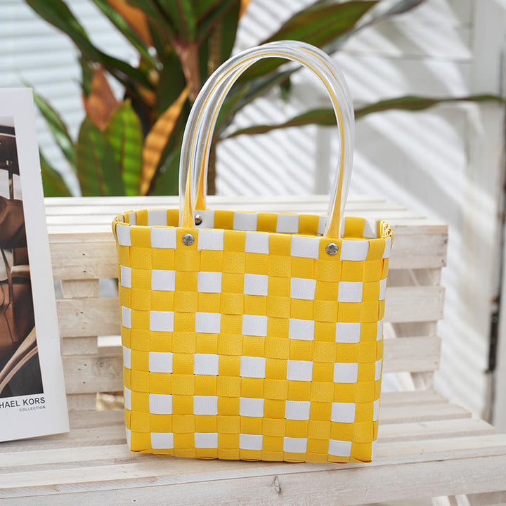 Woven Basket Bag