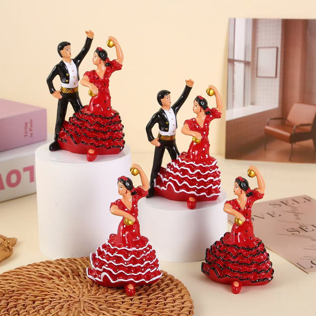 Dance figure in Spanish style