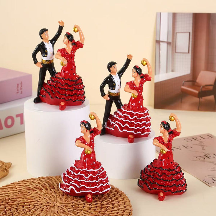 Dance figure in Spanish style
