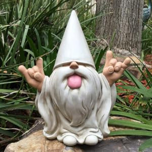 Whimsical Gesture Garden Gnome Figurine