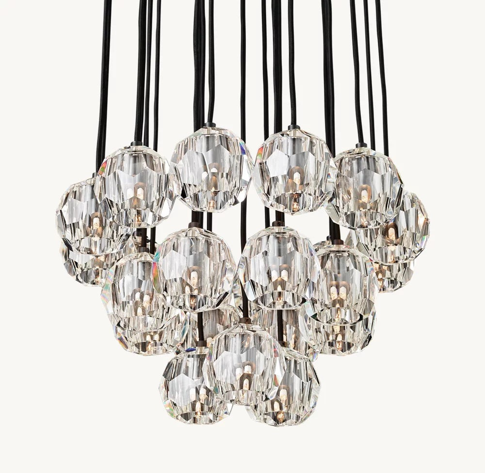 Crystal pendant lamp