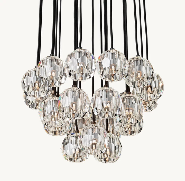 Crystal pendant lamp