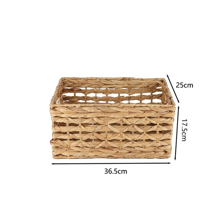 Eco-Friendly Fabric-Lined Storage Basket