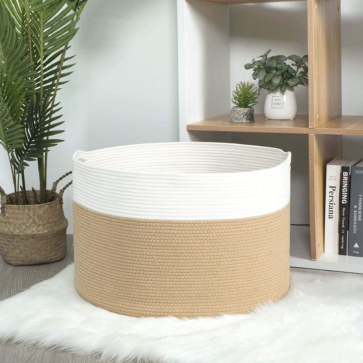 Stylish storage basket made of durable material