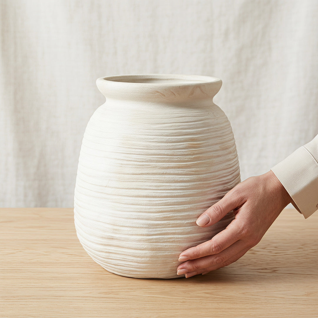 Handcrafted ceramic vase