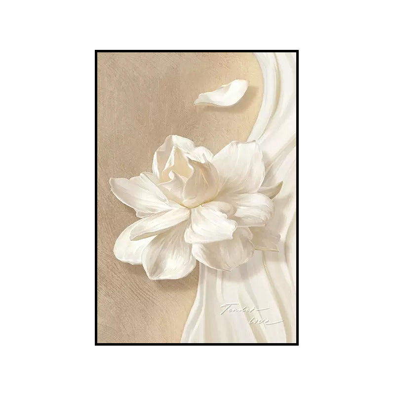 Elegant Floral Relief Artwork