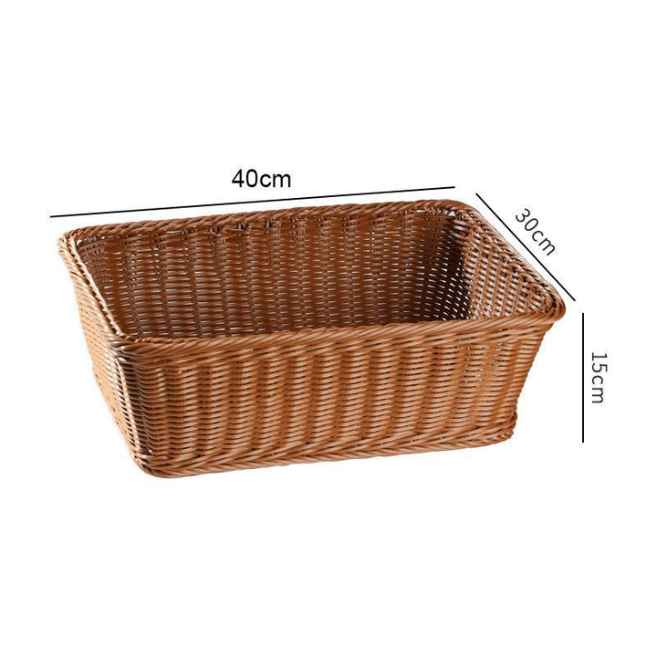 Large Rectangular Woven Storage Tray