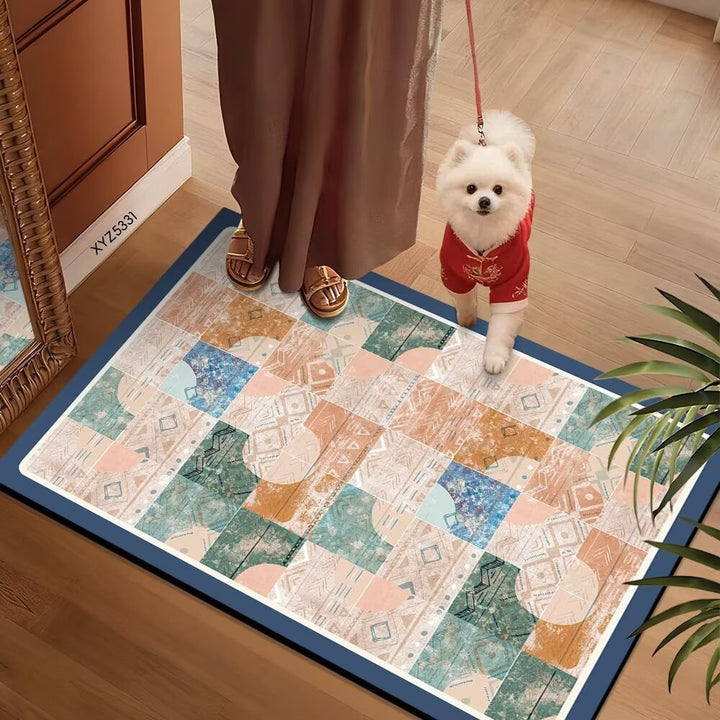 Colorful Patterned Floor Mat